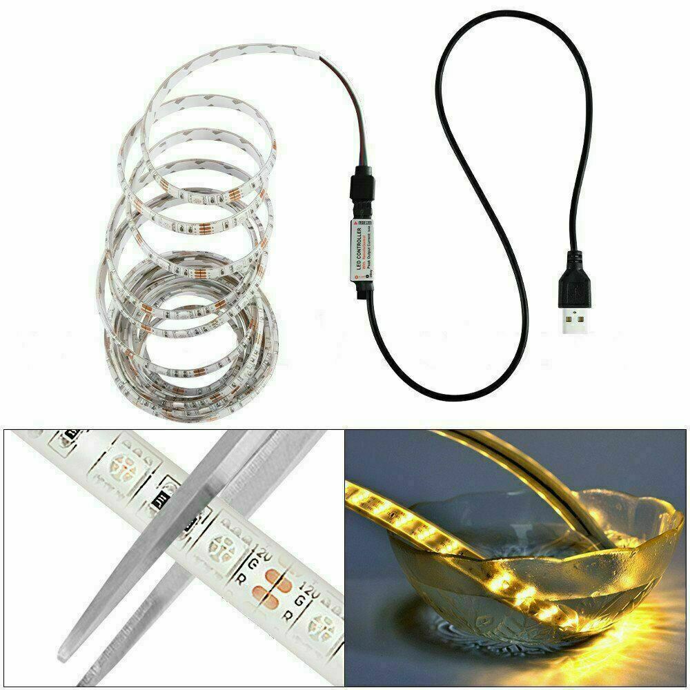 RGB LED Strip Lights - 5M Roll with Remote