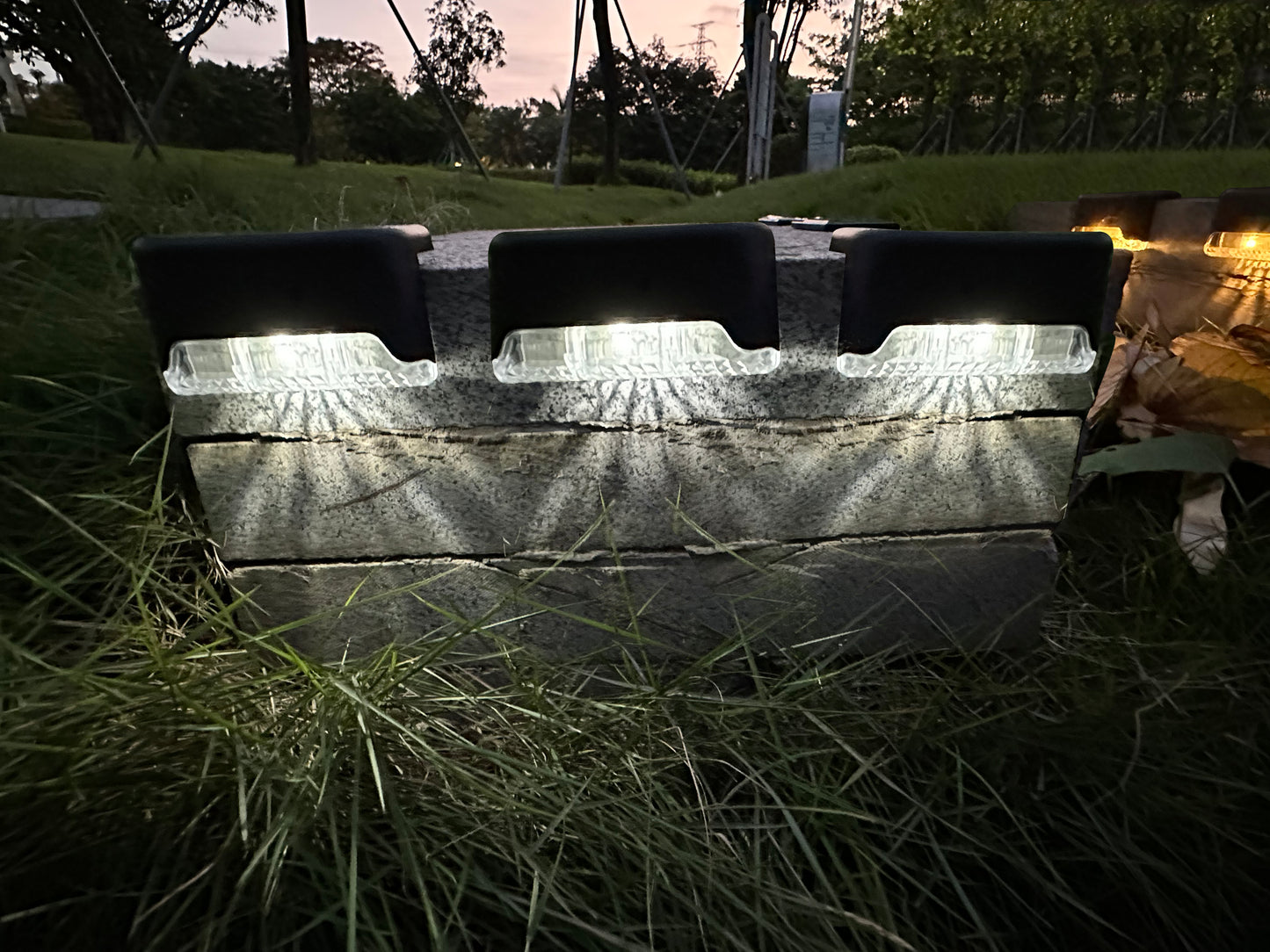 LED Garden Step Solar Lights – 4 pack