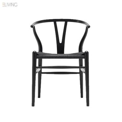 Wishbone Chair - Black + Black