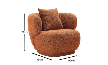 Cloud Boucle Armchair - Ochre