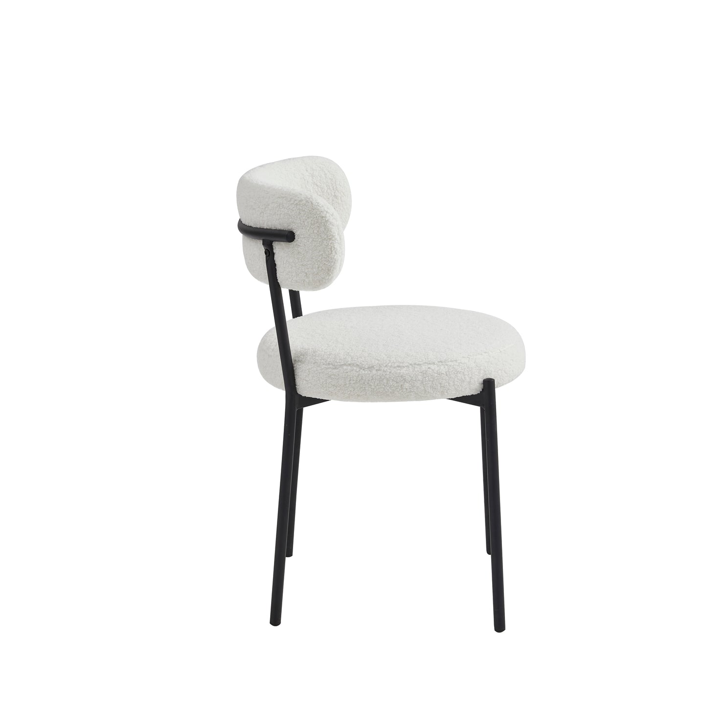 Boucle Round Dining Chair - Set of 4
