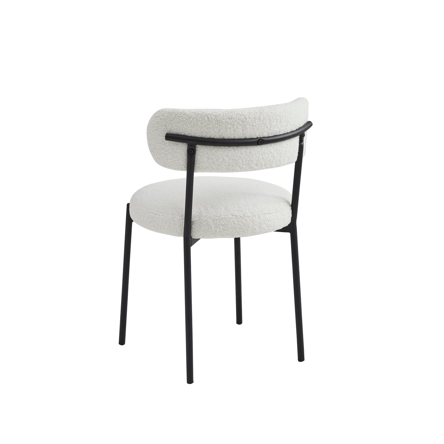Boucle Round Dining Chair - Set of 4