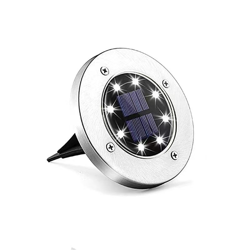 LED In-Ground Garden Solar Lights – 8 Pack