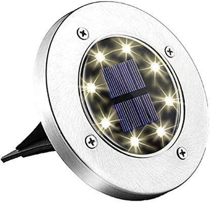 LED In-Ground Garden Solar Lights – 8 Pack