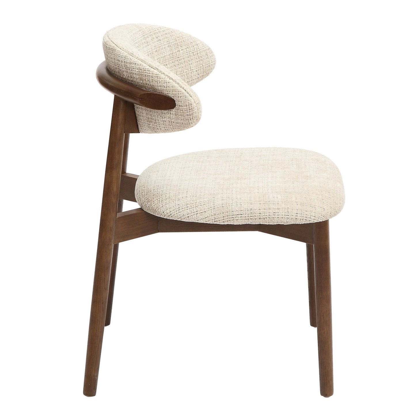 Moon Dining Chair - Walnut