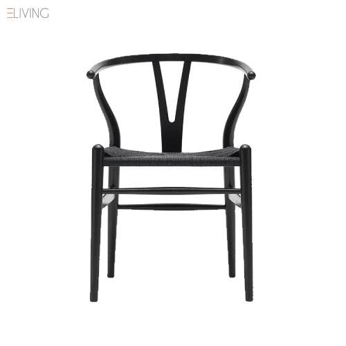 Wishbone Chair - Black + Black