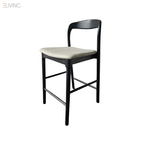 Cloudy Kitchen Stool - Black